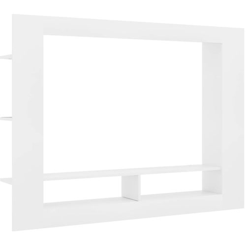 TV ormarić bijeli 152 x 22 x 113 cm od konstruiranog drva slika 2