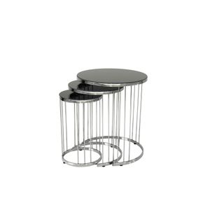 Çubuklu - 9113 Silver
Black Nesting Table (3 Pieces)