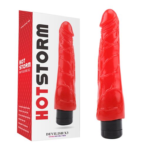 Crveni Vibrator Devilish X3 slika 1