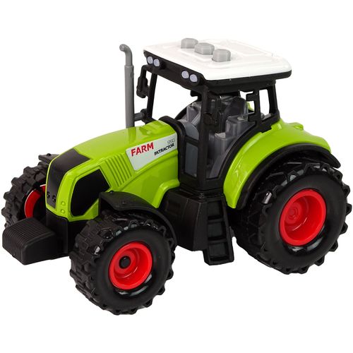 Traktor s prikolicom i cisternom zeleni slika 2