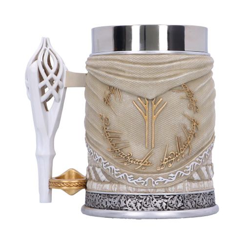 NEMESIS NOW LORD OF THE RINGS GANDALF THE WHITE TANKARD 15CM slika 3