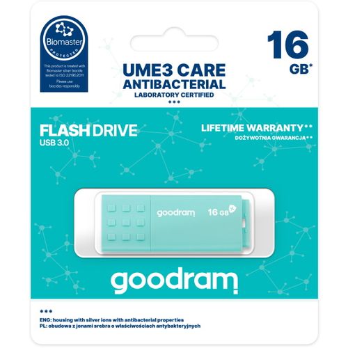 Memorija USB GoodDrive UME CARE 3.0 16gb plavi RETAIL slika 2