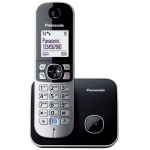 Bežični telefon Panasonic KX-TG6811FXB crni