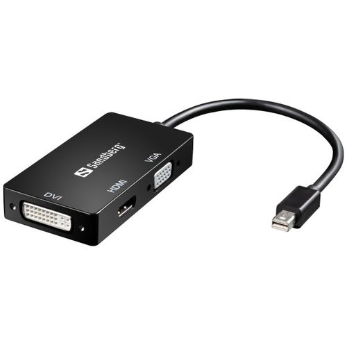 Adapter Sandberg Mini DisplayPort - HDMI/DVI/VGA 509-12 slika 1