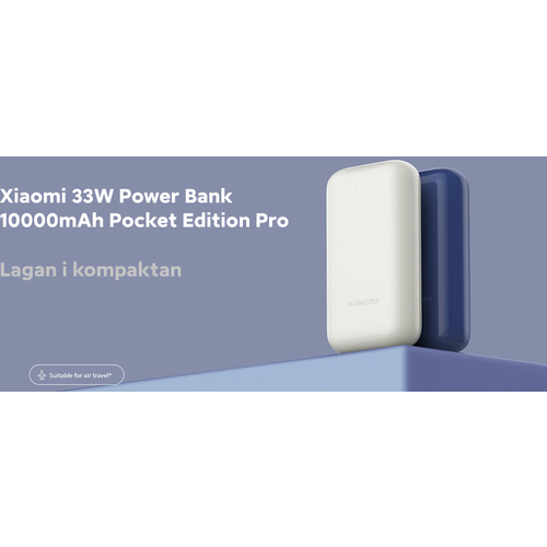 Xiaomi 33W Power Bank 10000mAh Pocket Edition Pro (Midnight Blue) slika 6