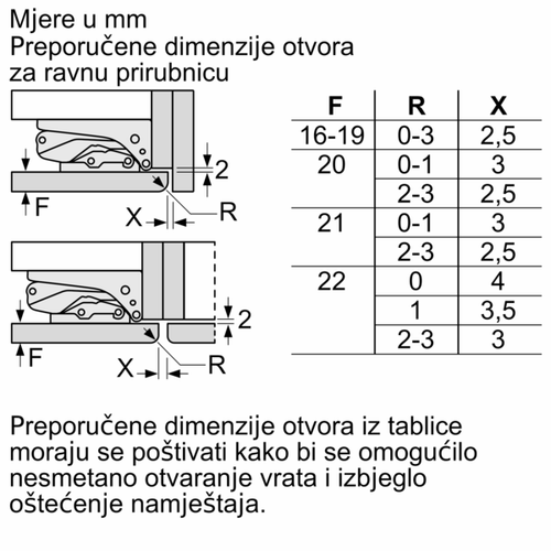 Bosch ugradbeni hladnjak KIV86VFE1 slika 13