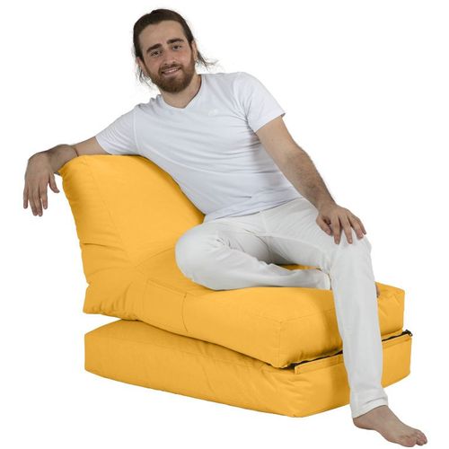 Atelier Del Sofa Vreća za sjedenje, Siesta Sofa Bed Pouf - Yellow slika 5