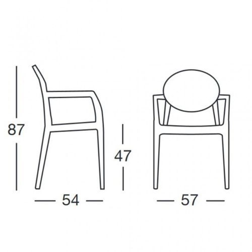Dizajnerske stolice — IGLOO • 4 kom. slika 7