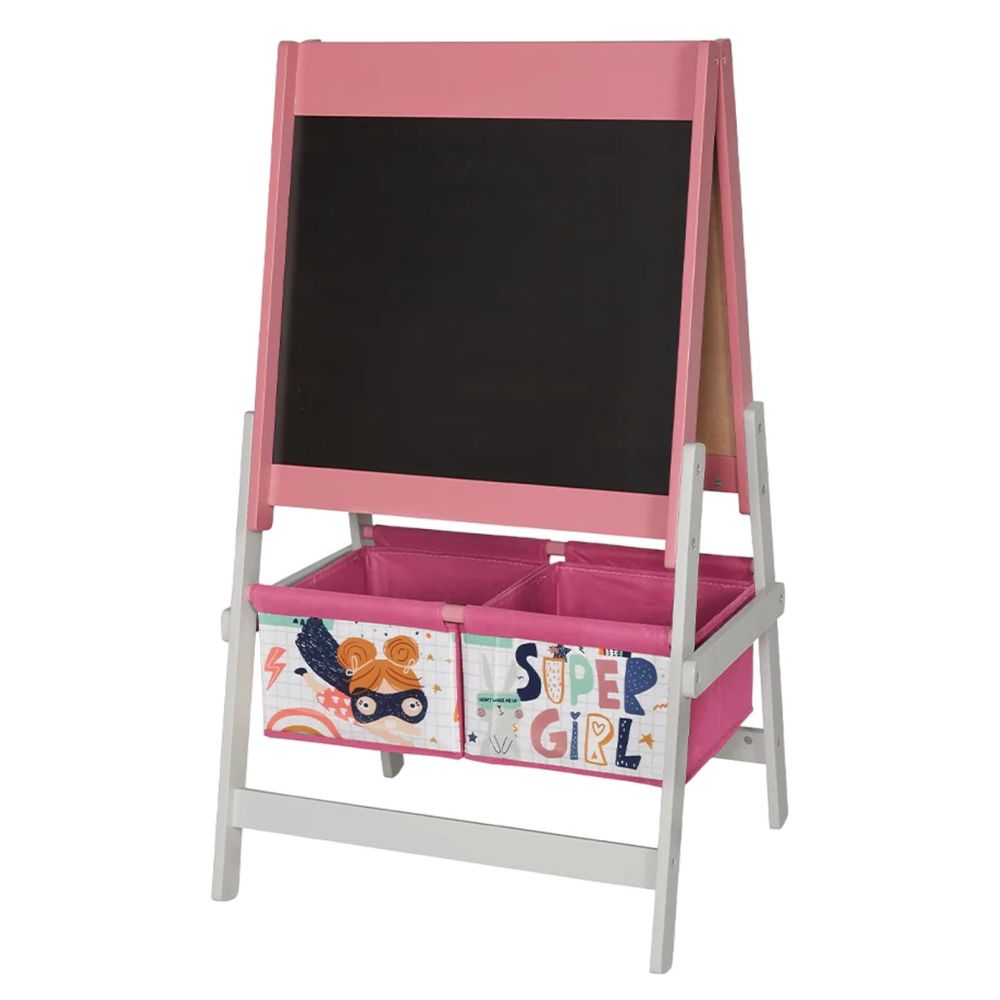 Kinder Home Drvena dvostrana tabla Super Girl slika 2