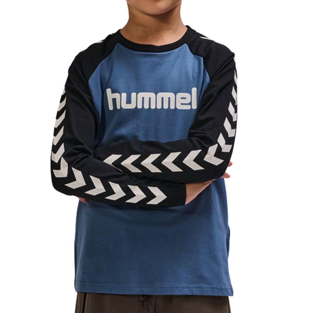 Hummel Majica za dječake Hmlboys T-Shirt L/S, Plava slika 1