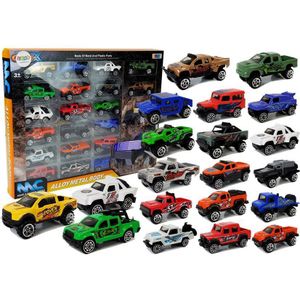 Set terenskih Jeep vozila raznih boja 20 kom.