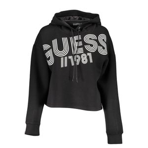 GUESS JEANS SWEATSHIRT WITHOUT ZIP WOMAN BLACK