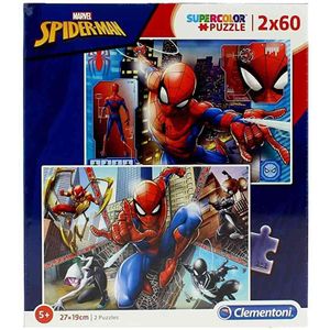 Clementoni puzzle 2x60 spiderman
