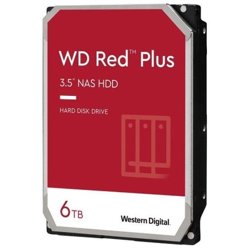 WD 6TB 3.5" SATA III 256MB IntelliPower WD60EFPX Red Plus hard disk slika 1