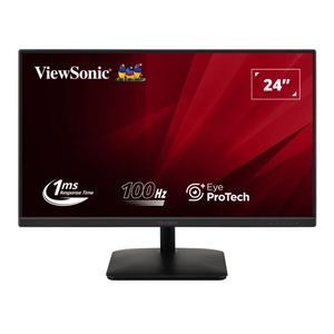 Monitor ViewSonic VA2408-MHDB, 24”, FHD, IPS, 100Hz, VGA, HDMI, DP, USB HUB