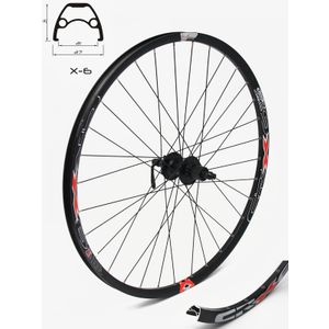 Zadnja felna X-6 27.5" 32H sa glavom Shimano M475