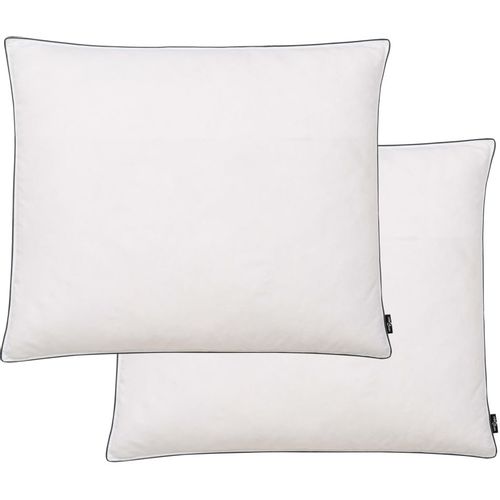 Jastuci punjeni paperjem i perjem 2 kom lagani 70x60 cm bijeli slika 4
