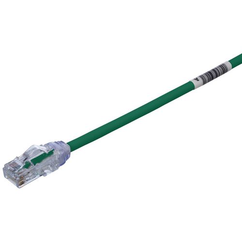 Panduit Patch cord Cat6A U/UTP, AWG28, 0.2m, LSZH, zeleni slika 1