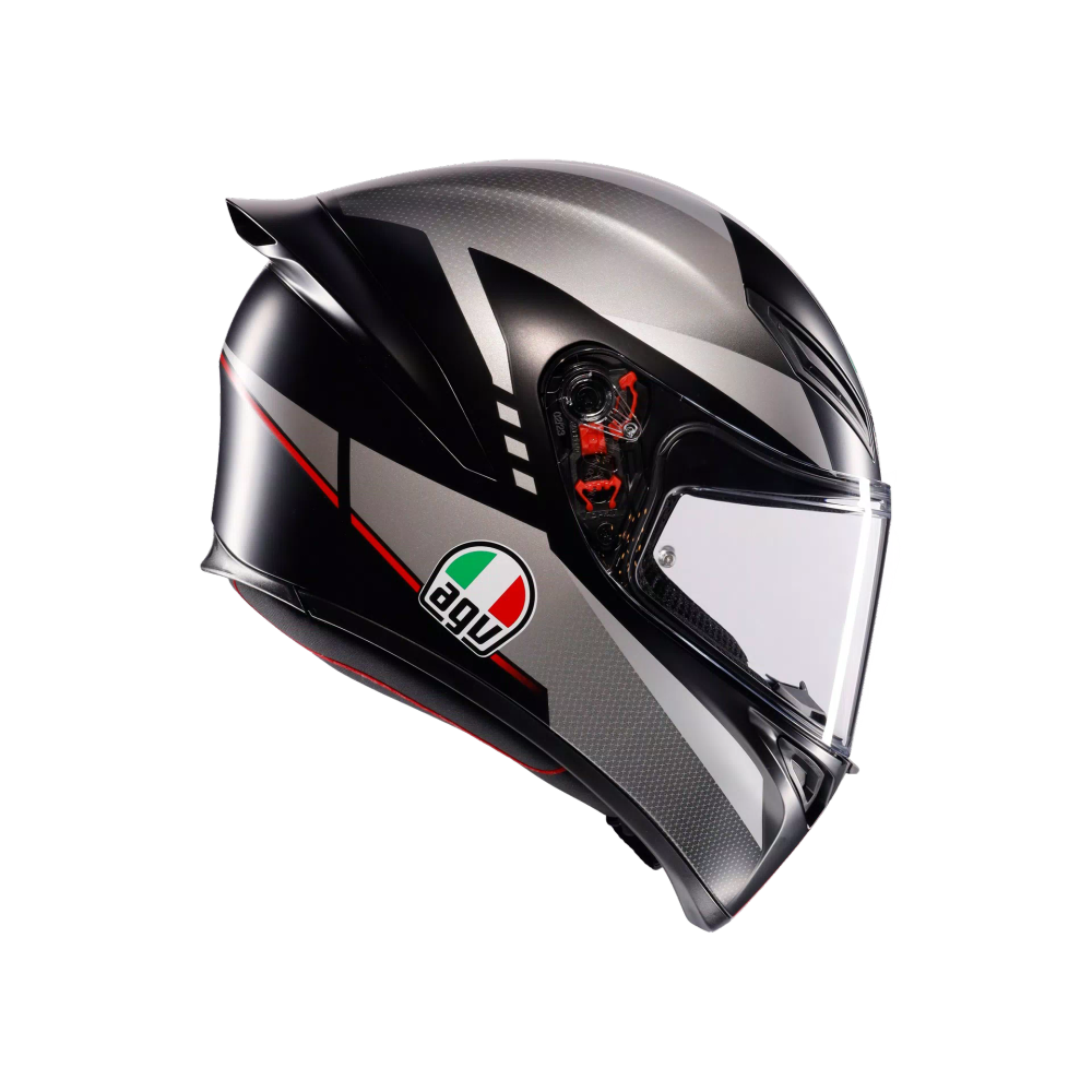 AGV K1 S LAP Matt Black/Grey/Red slika 2