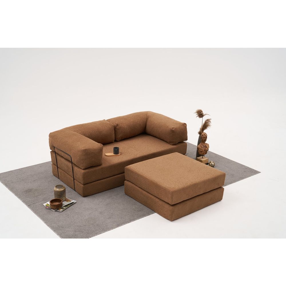 Comfort Mini - Smeđi Ugaoni Sofa slika 1