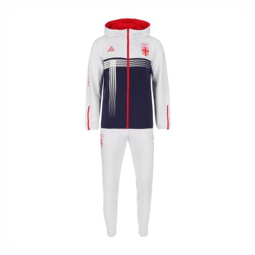 Olimpijska Trenerka Muška Peak Oks 93191 White/Navy slika 4