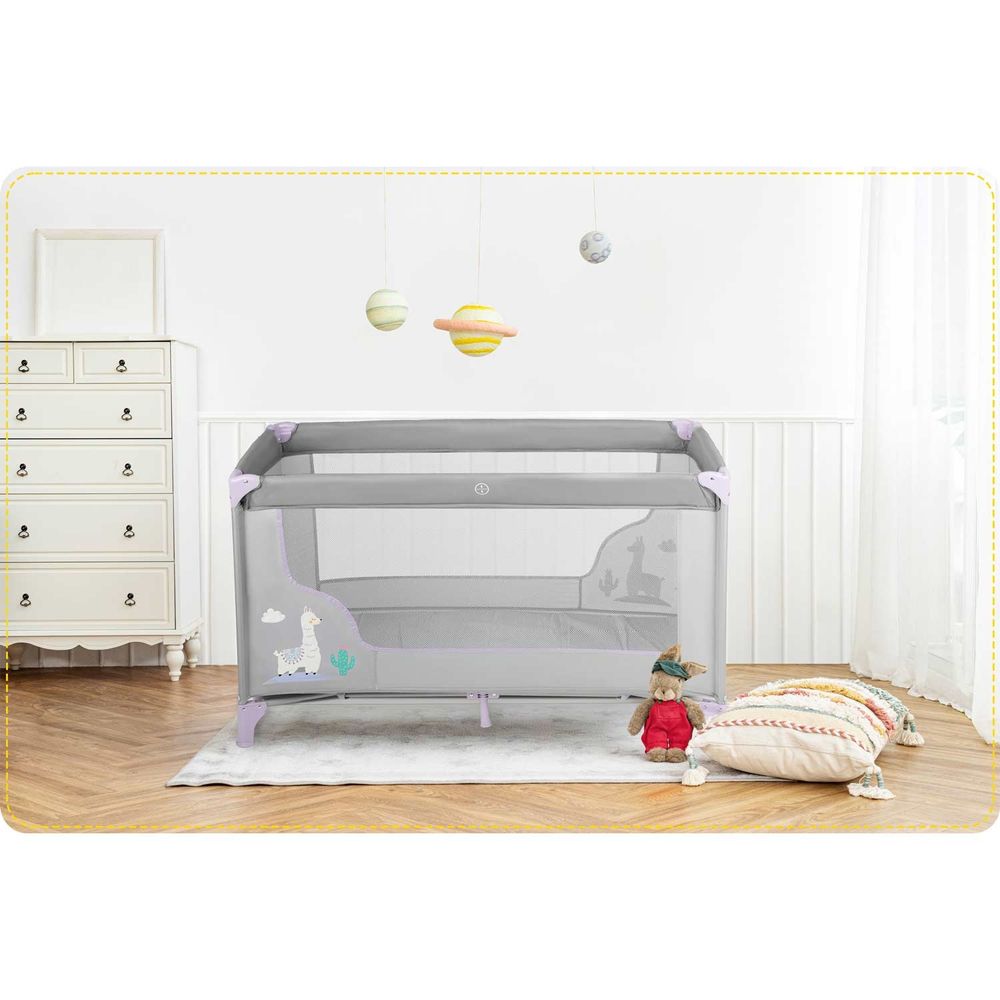 Putni krevetić 125 x 65 x 78 cm rk-240 siva i boja lavande slika 8