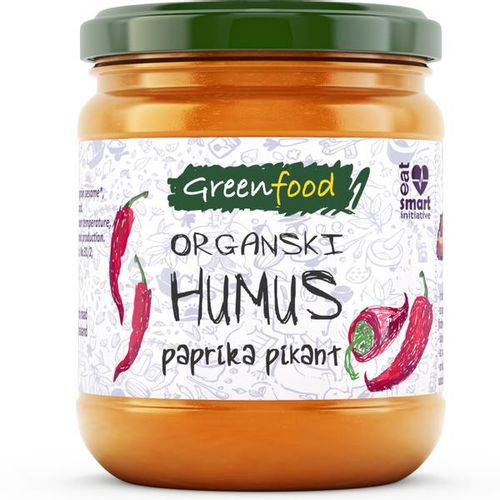 Greenfood Humus Sa Paprikom Pikant Eko 280g slika 1