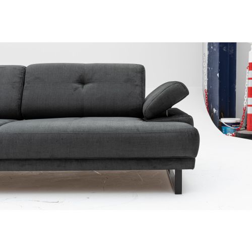 Atelier Del Sofa Mustang - Antracit Trosed na Razvlačenje slika 12