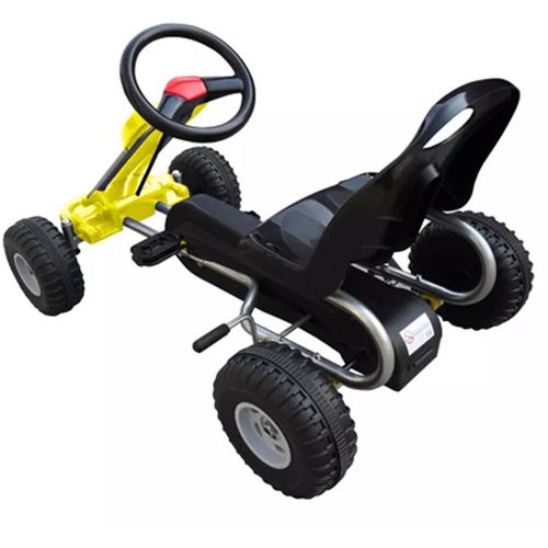 Go Kart Auto s Pedalama Žuti slika 5