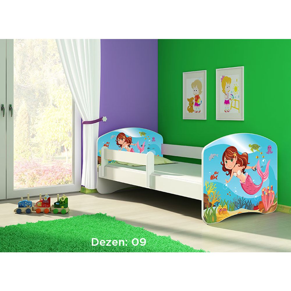 ACMA Dječiji krevet Acma II White - 180x80cm - Dezen 09 slika 2