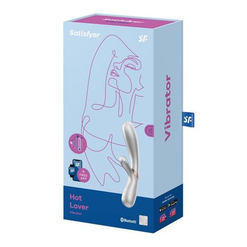 Satisfyer Hot Lover Vibrator Silver and Champagne slika 17