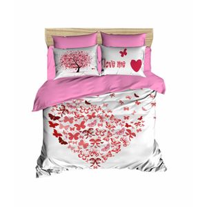 187 White
Pink
Red Double Duvet Cover Set
