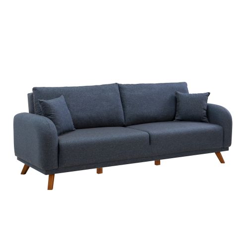 Atelier Del Sofa Hera Set - Tamnoplavi Komplet Sofa-Krevet slika 9