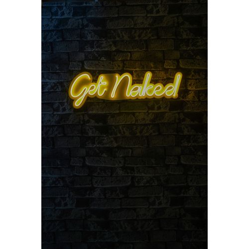 Wallity Ukrasna plastična LED rasvjeta, Get Naked - Yellow slika 2