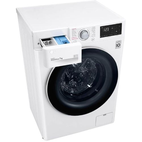 LG F2WV3S7S0E Mašina za pranje veša sa parom, 7 kg, max. 1200 obrtaja/min., AI DD™ tehnologija, Slim dubina 47.5 cm slika 9