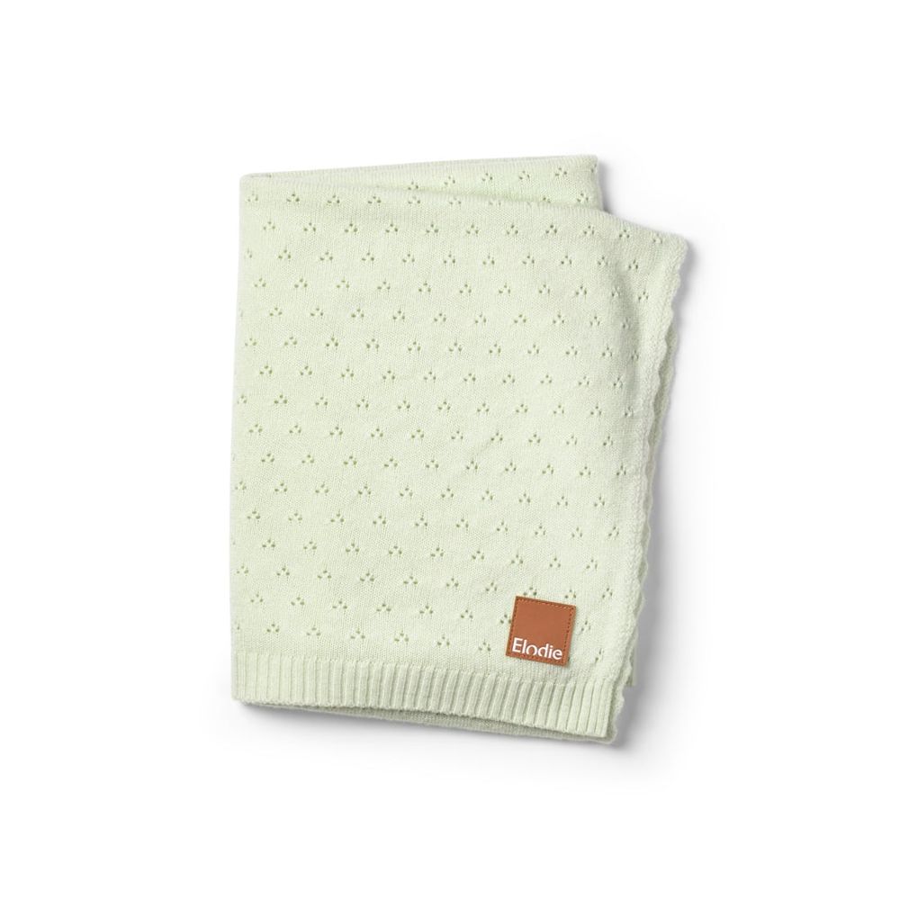 Elodie Mekana dekica Pointelle 75 × 100cm, Gelato Green slika 1