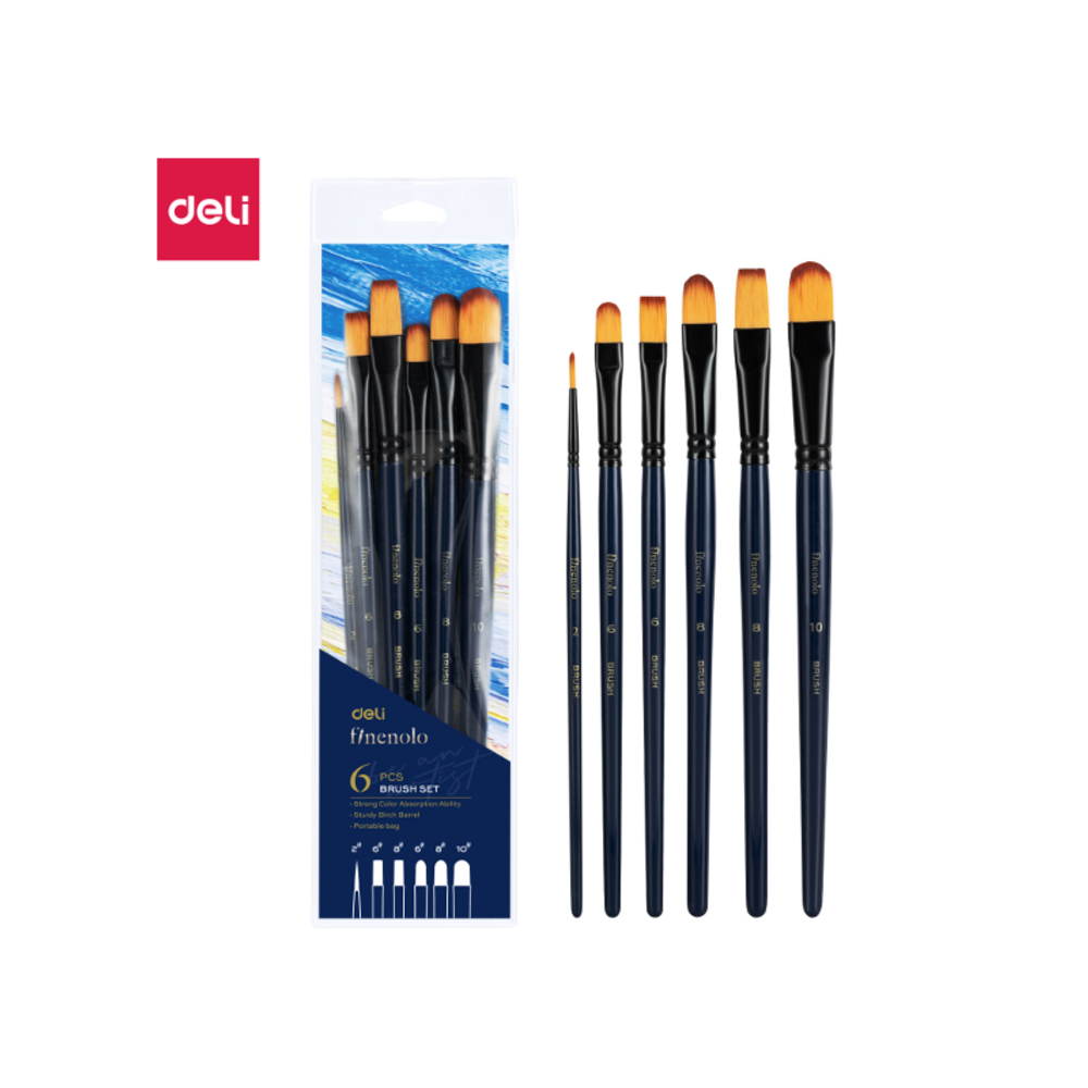 Deli umetničke četkice za akrilne boje 1/6 EC278 slika 1