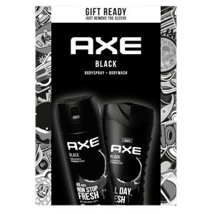 Axe Poklon set Black (gel za tuširanje, dezodorans u spreju)