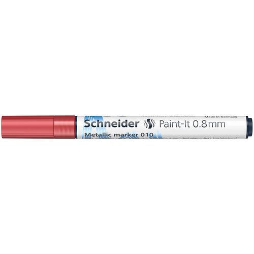 SCHNEIDER Flomaster Paint-It metalik marker  010, 0,8 mm, crveni slika 1