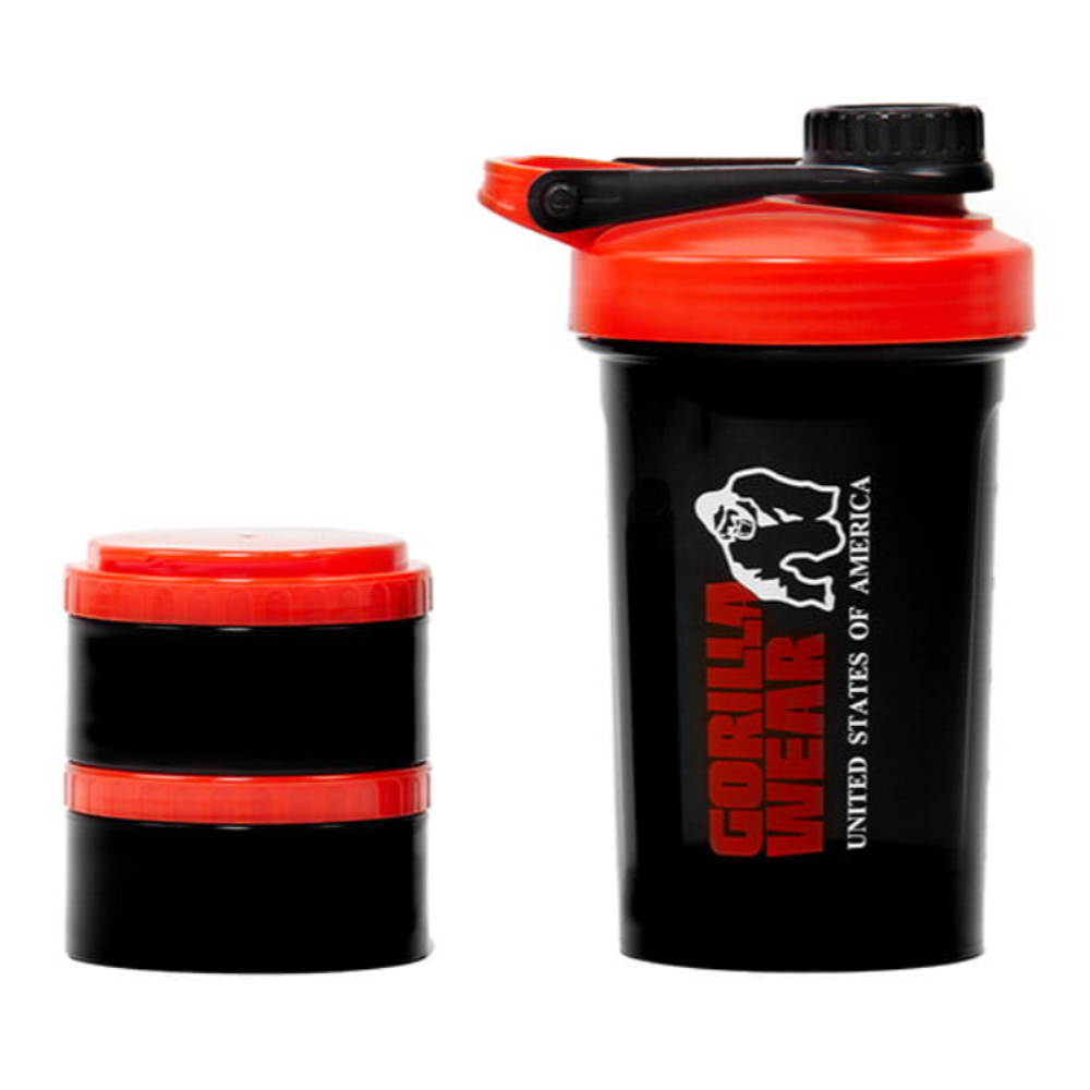 Gorilla Wear Šejker 2 GO - Black/Red slika 3