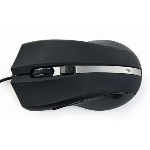 Gembird MUS-GU-02 G-laser Mouse 800-2400 DPI, 6 Buttons, USB, Black, Cable 1.8m slika 3
