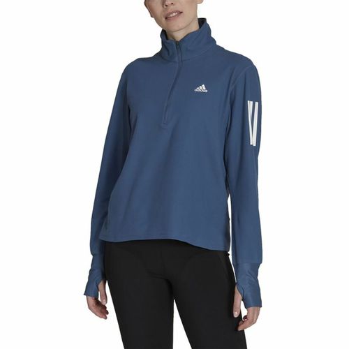 Ženska majica dugih rukava Adidas Own the Run 1/2 Zip Indigo L slika 7