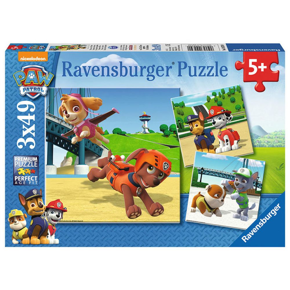 Paw Patrol puzzle 3 x 49 kom slika 5