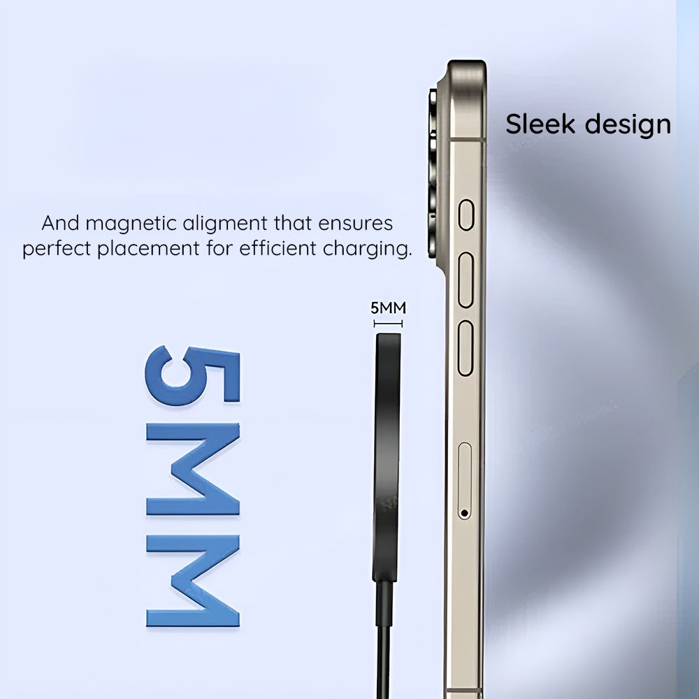 Bežični MagSafe punjač Yesido DS21 15W 1.67A crni slika 4