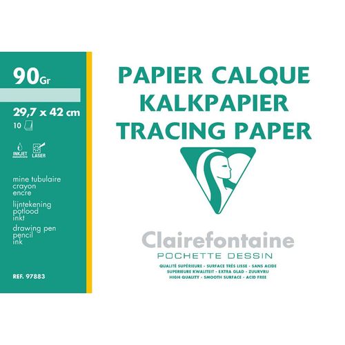 Clairefontaine paus papir A3 90gr 1/10 slika 1