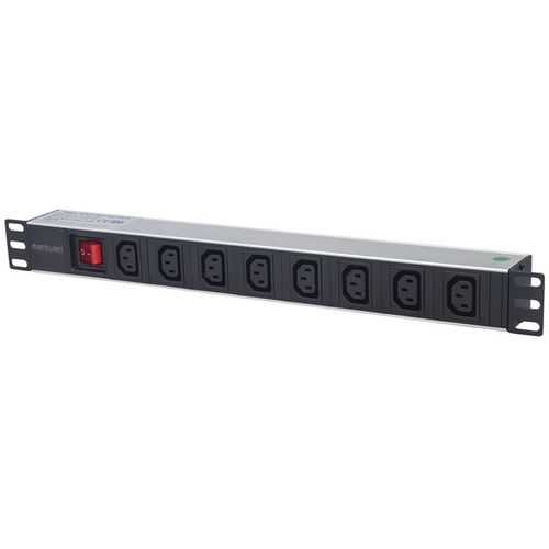 Intellinet pdu letva, 19" 1u rackmount 8-output c13, 2m 163620 slika 1