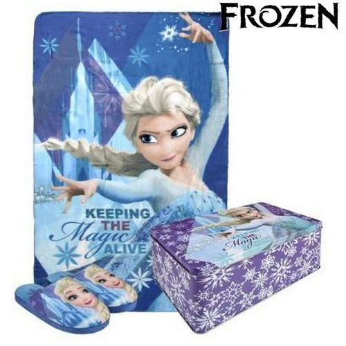 Metalna Kutija s Dekom i Papučama Frozen 70795 (3 pcs) slika 2