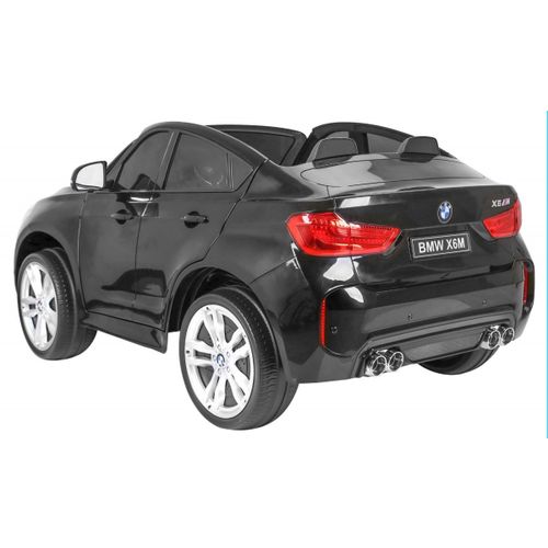 Licencirani auto na akumulator BMW X6M XXL - dvosjed - crni/lakirani slika 6