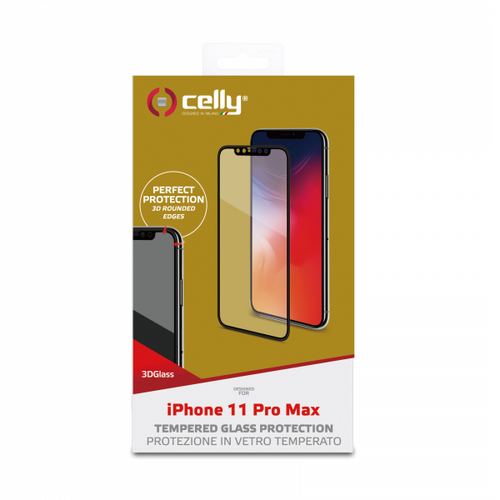 CELLY Zaštitno staklo 3D za iPhone 11 PRO MAX slika 3