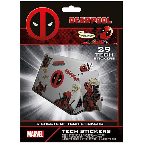 Deadpool (Merc with a Mouth) Tech Stickers slika 1